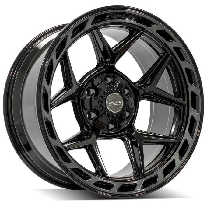 4PLAY Wheels 4P55 - 4PLAY Gen3 4P55 20x10 6x135mm & 6x5.5" -18et in Brushed Black 4P55-20100-6D55-18BBT