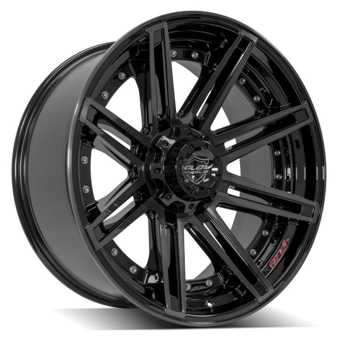 4PLAY Wheels 4P08 - 4PLAY Gen2 4P08 22x10 6x135mm & 6x5.5" -18et in Brushed Black 4P08-22100-6D55-18BBT