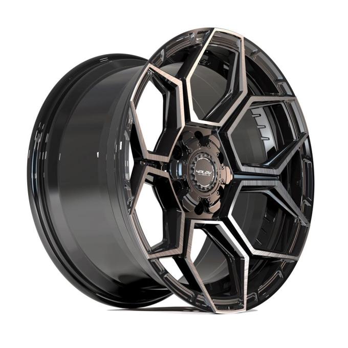 4PLAY Wheels 4PS26 - 4PLAY Sport2.0 4PS26 Gloss Black w/ Brushed Face & Tinted Clear 4PS26-20090-6D55-18BBT