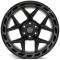 4PLAY Wheels 4P55 - 4PLAY Gen3 4P55 20x10 6x135mm & 6x5.5" -18et in Brushed Black 4P55-20100-6D55-18BBT