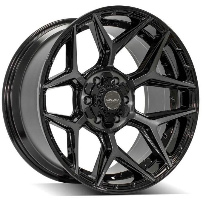 4PLAY Wheels 4P06 - 4PLAY Gen3 4P06 20x10 6x135mm & 6x5.5" -18et in Brushed Black 4P06-20100-6D55-18BBT
