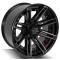 4PLAY Wheels 4P08 - 4PLAY Gen2 4P08 20x10 6x135mm & 6x5.5" -18et in Brushed Black 4P08-20100-6D55-18BBT