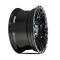 4PLAY Wheels 4PS28 - 4PLAY Sport2.0 4PS28 Gloss Black w/ Brushed Face & Tinted Clear 4PS28-22100-6D55-0BBT