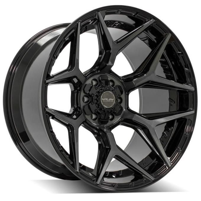 4PLAY Wheels 4P06 - 4PLAY Gen3 4P06 22x12 6x135mm & 6x5.5" -44et in Brushed Black 4P06-22120-6D55-44BBT