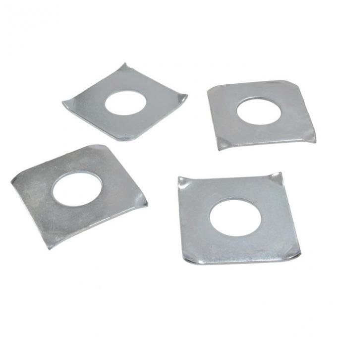 Corvette Body Mount Shims, Square Metal, Set of 4, 1968-1982