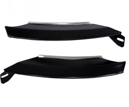 Corvette Fender Corner Moldings, Upper, 1969-1972