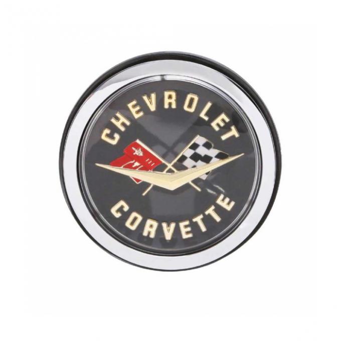 Trim Parts 62 Corvette Gold Rear Emblem Assembly, Each 5087A