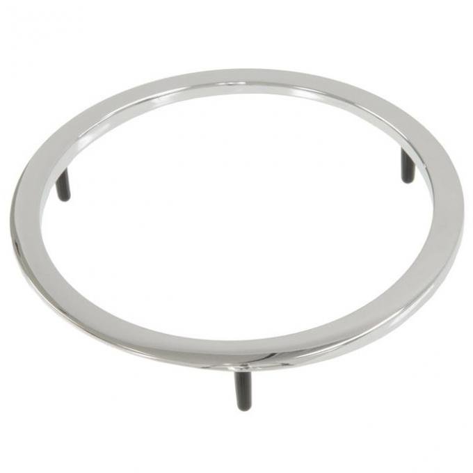 Corvette Emblem Bezel,  (58-60 Front & 58-61 Rear), 1958-1961