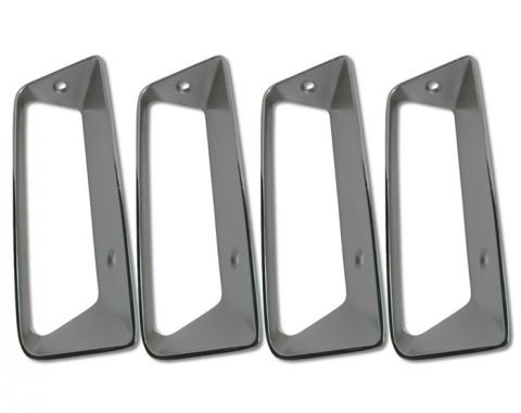 Corvette Side Fender Louver Set, Right, 1968-1969