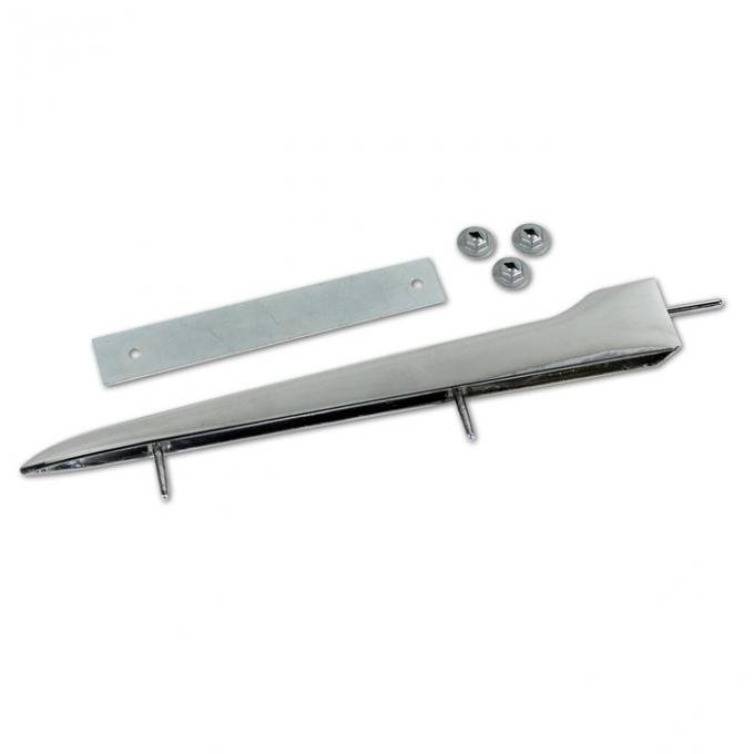 Corvette Side Fender Horizontal Spear Insert, Left, Center, 1958-1961