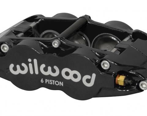 Wilwood Brakes Forged Narrow Superlite 6 Dust Seal Radial Mount 120-14436-BK