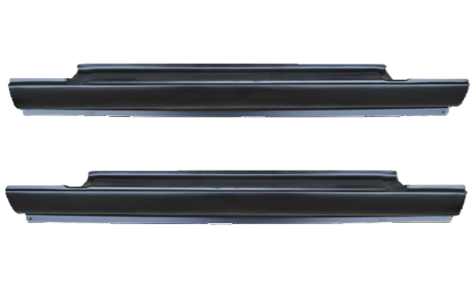 Redline Restomotive® 1972-1993 Dodge Pickup / Ramcharger Left and Right Hand Slip-On Style Rocker Panel
