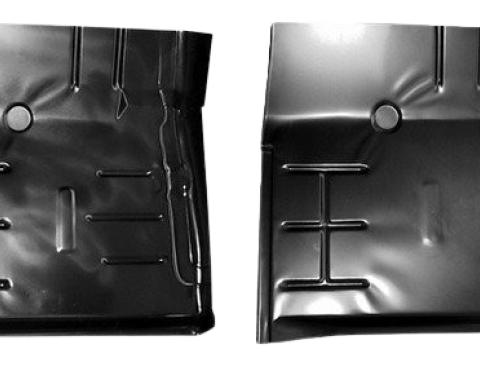 Redline Restomotive® 1972-1993 Dodge Pickup & 1974-1993 Ramcharger (Modify for 4WD) Front Left and Right Cab Floor Pan Section