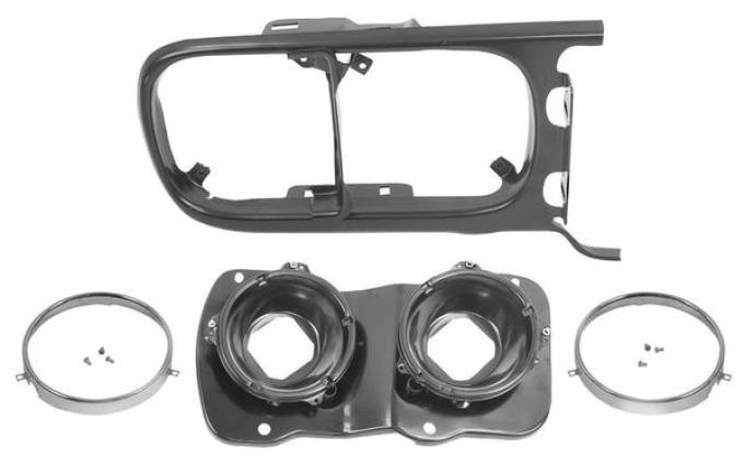 Dynacorn 69 Headlamp Bezel Inner Seal / Bucket Assembly RH M1069A