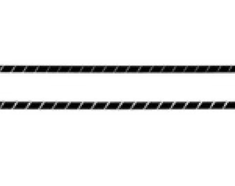 Dynacorn 66-67 Trunk Hinge Torsion Rods Pr 46" Inch Long 1606
