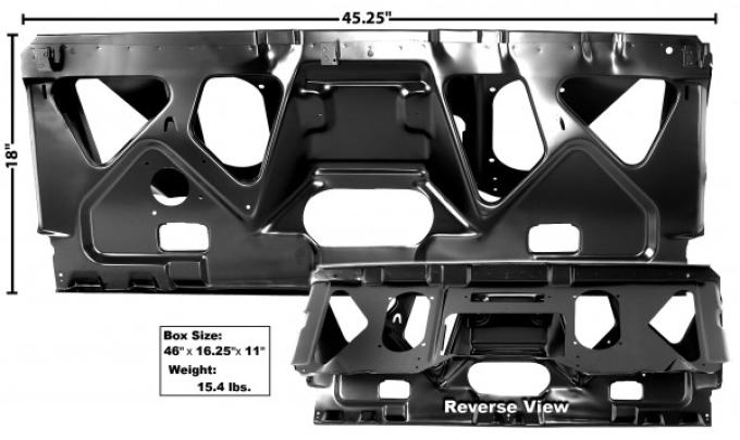 Dynacorn 70-72 Seat / RR Mount Panel Convertible 1462LA
