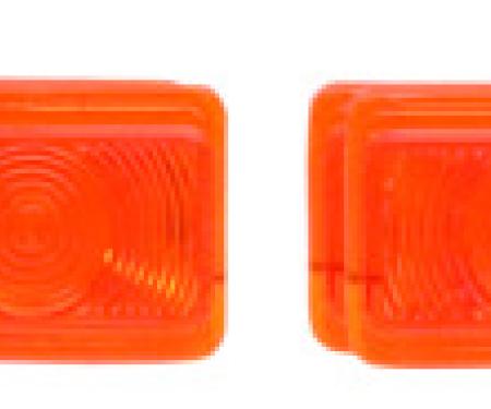 Dynacorn Parking Lamp Lens 63-64 Pair Amber M1642