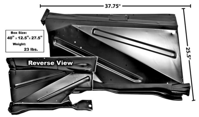Dynacorn Inner Fender LH 60-66 1099F