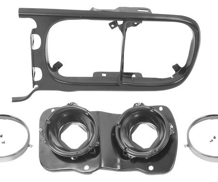 Dynacorn 69 Headlamp Bezel Inner Seal / Bucket Assembly LH M1069B