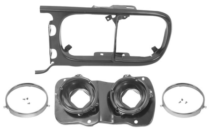 Dynacorn 69 Headlamp Bezel Inner Seal / Bucket Assembly LH M1069B