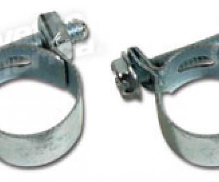 Corvette Expansion Tank to T Fitting Hose Clamps, 1963-1967