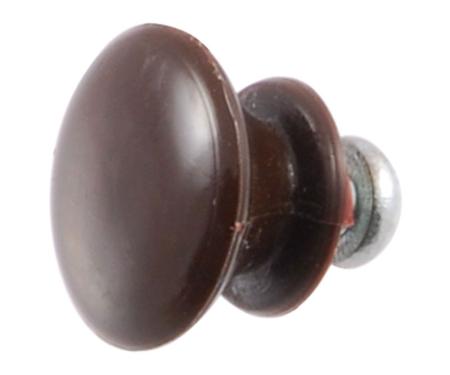 Dennis Carpenter Ash Tray Knob - Dark Brown - 1936 Ford Car   68-7004830-A