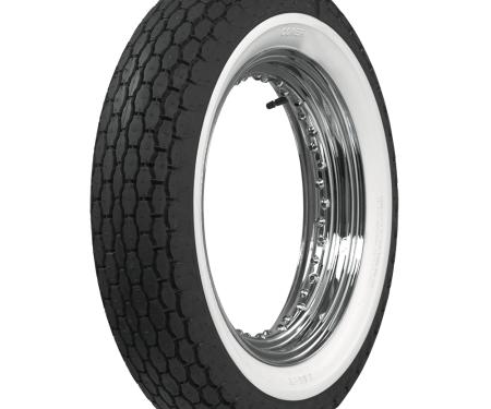 Beck Motorcycle 2.00 Inch Whitewall Tire 450-18 71385