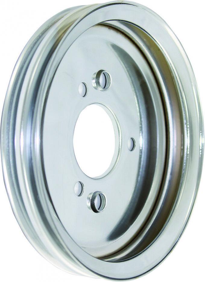 Corvette Harmonic Balancer Pulley, With Big Block, 2 Groove Chrome, Late 1969-1974