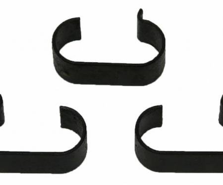 Corvette Auto Transmission Cooler Line Clips, 3 Piece, 1963-1982