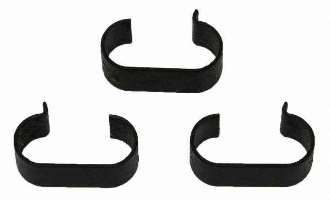 Corvette Auto Transmission Cooler Line Clips, 3 Piece, 1963-1982