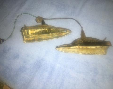 Full Size Chevy Parking Light Housings, USED 1959