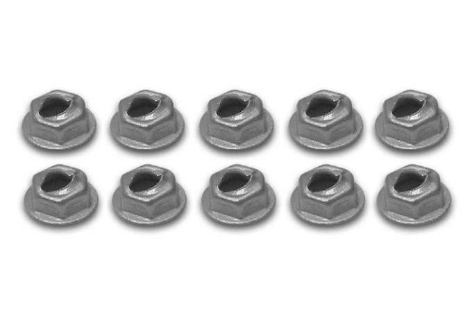 Corvette Grille Molding Speednut Set, 10 Piece, 1968-1969