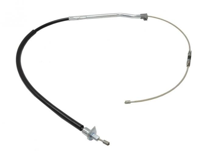 Corvette Parking Brake Cable Stainless Steel, Front, 1988-1996