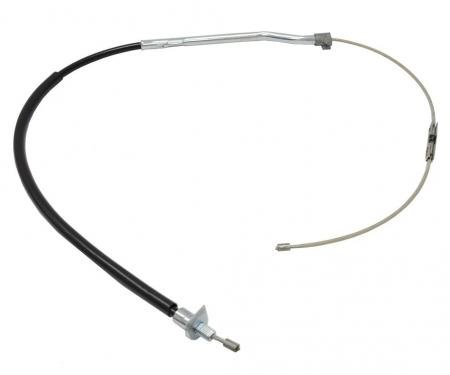 Corvette Parking Brake Cable Stainless Steel, Front, 1988-1996