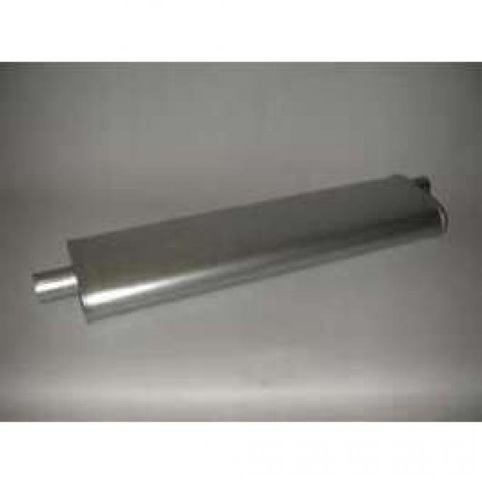 Chevy Muffler, Aluminized, Short, 23, 1955-1957