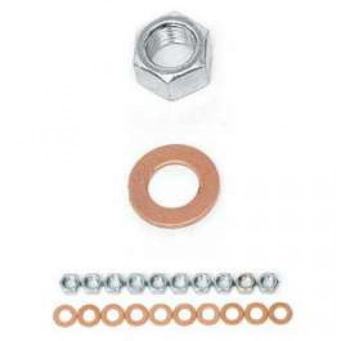 Chevy Rear End Housing Washer & Nut Kit, 1955-1957