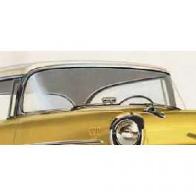 Chevy Windshield, Clear, Hardtop Or Convertible, Nomad, 1957