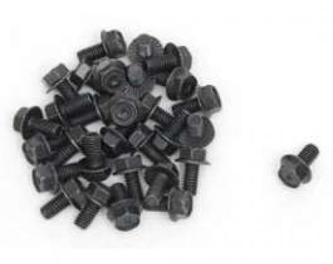 Chevy Engine Compartment Bolts, Black Oxide, 5/16, 1955-1957