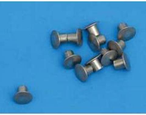 Chevy Flipper Rivet Set, Stainless Steel, 2-Door Hardtop, 1955-1957