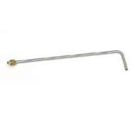 Chevy Heat Choke Tube, 2-Barrel Carburetor, Stainless Steel, 1957