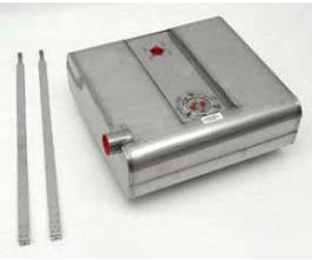 Chevy Gas Tank, Stainless Steel, For Pre 1999 Fuel Injection, With 45 psi Pump, 1955-1956