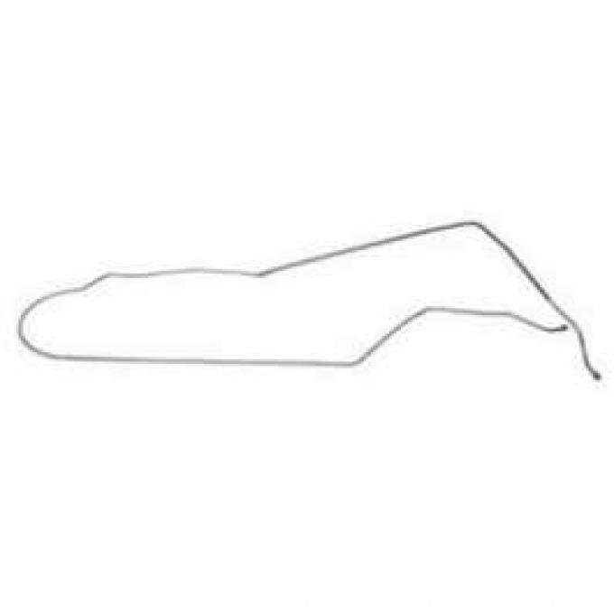 Chevy Long Fuel Line, Dual 4-Barrel & Fuel Injection Gas Tank To Fuel Pump Outside Frame, 3/8, Small Block, Non-Wagon, 1956-1957