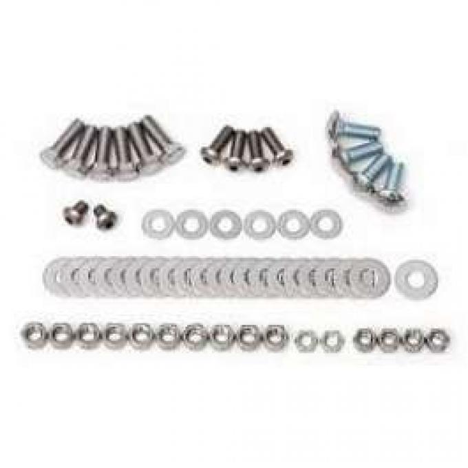 1955-1956 Front Bumper Stainless Steel Bolt, Hardware Kit