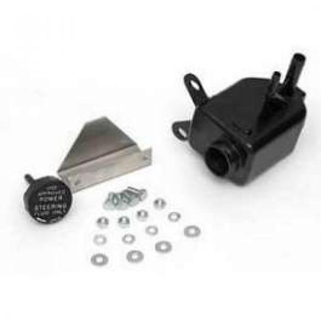 Chevy Remote Power Steering Pump Reservoir, With Bracket, 19551957