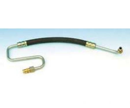 Chevy Power Steering Box Pressure Hose, Small Block, 605 & 670, With Inverted Flare, 1955-1957