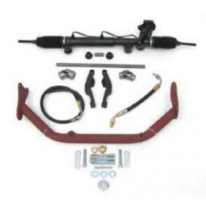 Chevy Rack & Pinion Deluxe Steering Kit, Small Block, With ididit Tilt Column & Column Shift, 1955-1957