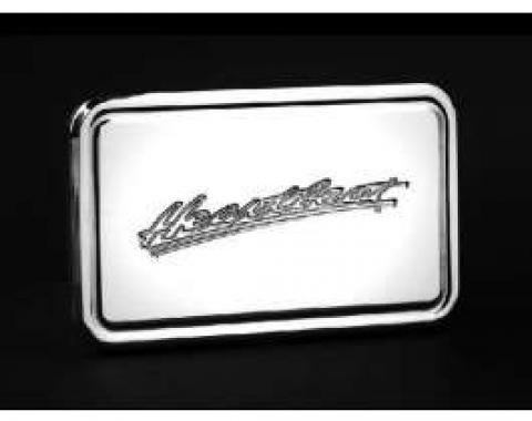 Polished Aluminum Billet Heartbeat Logo 2 Hitch Receiver Cover