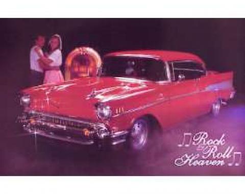 Chevy 1957 Rock & Roll Heaven Poster