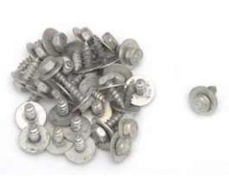 Chevy Front End Sheet Metal Screws, Cadmium Plated, 1, 4, 1955-1957