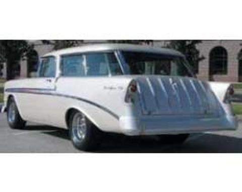 Chevy Rear Liftgate Glass, Tinted, Nomad, 1955-1957